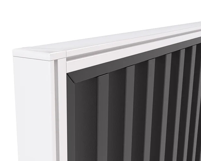 Studio Divide - 1500h x 1800w-Office Partitons-White-Atlantic Oak-90 Degree-Commercial Traders - Office Furniture