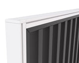 Studio Divide - 1500h x 1800w-Office Partitons-White-Atlantic Oak-90 Degree-Commercial Traders - Office Furniture