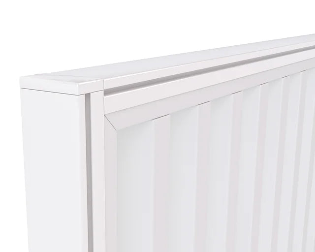 Studio Divide - 1500h x 1800w-Office Partitons-White-Atlantic Oak-90 Degree-Commercial Traders - Office Furniture