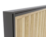 Studio Divide - 1500h x 1800w-Office Partitons-White-Atlantic Oak-90 Degree-Commercial Traders - Office Furniture