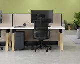 Studio 50 Partition - 1800h x 1800w-Office Partitons-Crown-Silver-Commercial Traders - Office Furniture