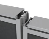 Studio 50 Desk Mount Screen - 900H x 1500W-Office Partitons-Crown-White-Commercial Traders - Office Furniture