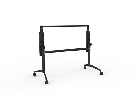 Team Flip Table - Frame Only-Meeting Room Furniture-Black-Suit top length 1400 - 1900-Commercial Traders - Office Furniture
