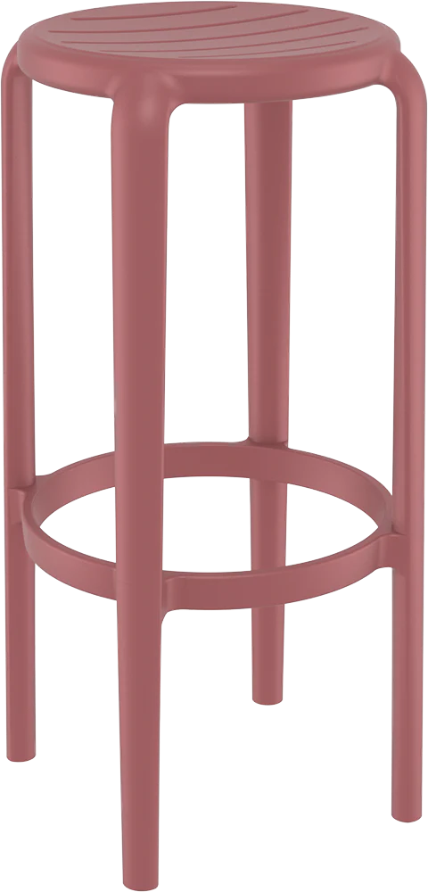 Tom Stool 750H-Barstools-Marsala-Commercial Traders - Office Furniture