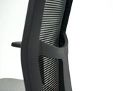 Urban Mesh Chair-Office Chairs-No Arms Thanks-Black Nylon Base-Flat Pack Please-Commercial Traders - Office Furniture