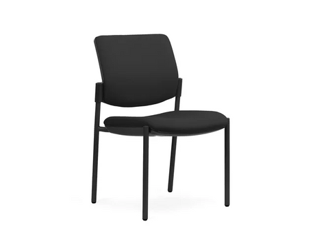 Vision Express Visitor Chair-Meeting Chairs-Breathe Black-Black-Commercial Traders - Office Furniture