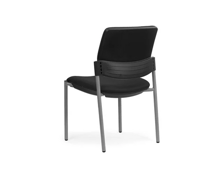 Vision Express Visitor Chair-Meeting Chairs-Breathe Black-Black-Commercial Traders - Office Furniture