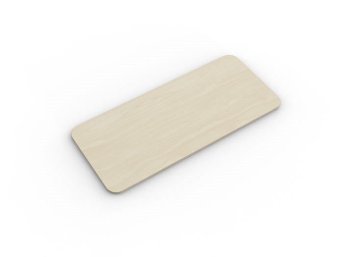 Team Flip Tops with Radius Corners-Meeting Room Furniture-Atlantic Oak-1200 x 700-Commercial Traders - Office Furniture