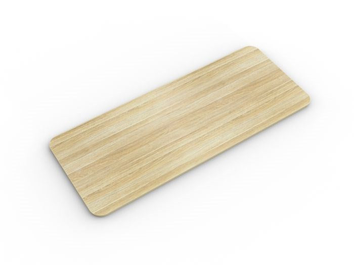 Team Flip Tops with Radius Corners-Meeting Room Furniture-Atlantic Oak-1200 x 700-Commercial Traders - Office Furniture