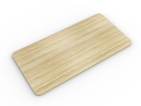 Team Flip Tops with Radius Corners-Meeting Room Furniture-Atlantic Oak-1200 x 700-Commercial Traders - Office Furniture