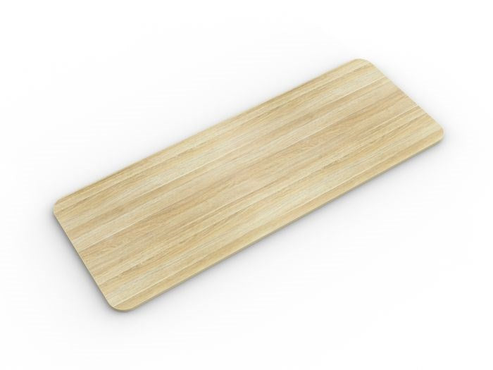 Team Flip Tops with Radius Corners-Meeting Room Furniture-Atlantic Oak-1200 x 700-Commercial Traders - Office Furniture