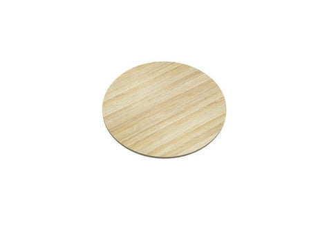 Team Flip Tops Round-Meeting Room Furniture-Atlantic Oak-1200 Round-Commercial Traders - Office Furniture