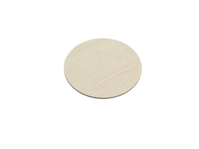 Team Flip Tops Round-Meeting Room Furniture-Nordic Maple-1200 Round-Commercial Traders - Office Furniture