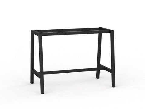 Cubit Bar Leaner - Frame Only-Meeting Room Furniture-1600 x 800 (Top Size)-Black-Commercial Traders - Office Furniture