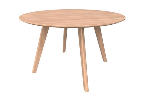 Oslo Meeting Table - 4 Leg (Round) Veneer Top-Meeting Room Furniture-Auckland Delivery-1200-Commercial Traders - Office Furniture