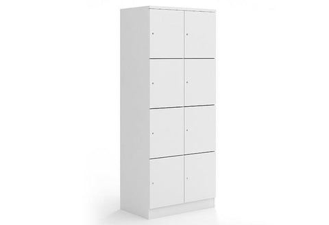 Mascot Lockers (4 x 2)-Storage-Standard Key Lock-Snowdrift-Commercial Traders - Office Furniture