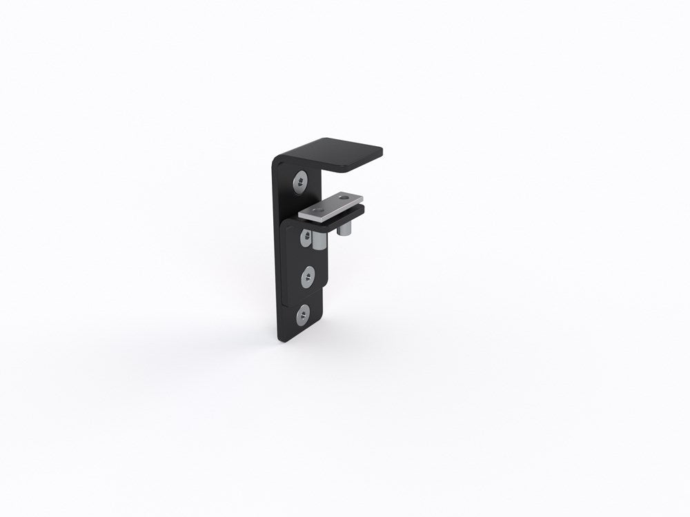 Active25 Desk Hung Bracket Pair-Office Partitons-Black-Commercial Traders - Office Furniture