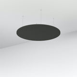 Acoustic Floating Panel Round-Noise Reduction-Sesame Grey-Commercial Traders - Office Furniture