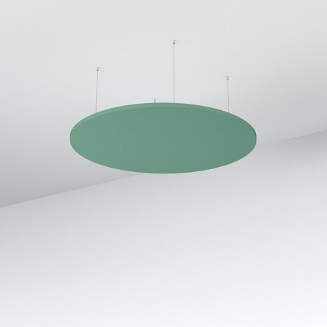 Acoustic Floating Panel Round-Noise Reduction-Turquoise-Commercial Traders - Office Furniture