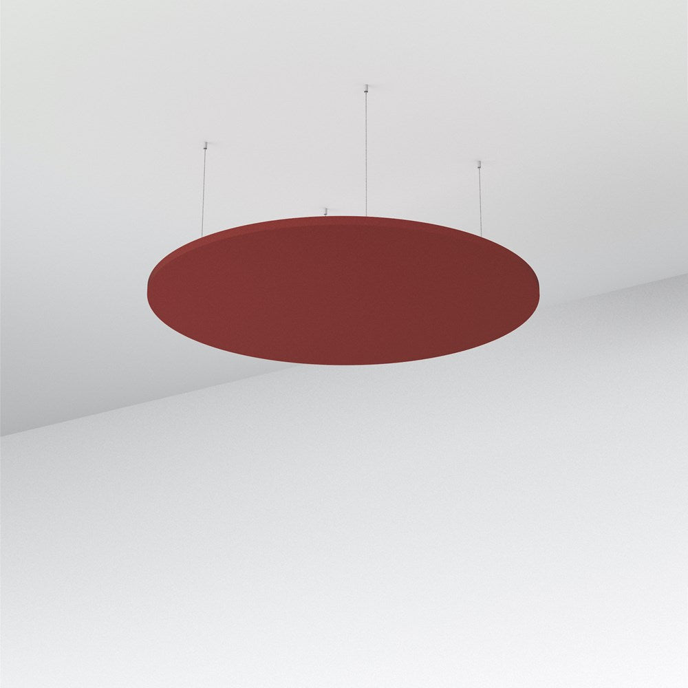 Acoustic Floating Panel Round-Noise Reduction-Wine-Commercial Traders - Office Furniture