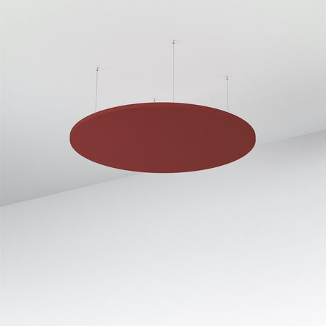 Acoustic Floating Panel Round-Noise Reduction-Wine-Commercial Traders - Office Furniture