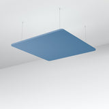 Acoustic Floating Panel Square-Noise Reduction-Sky Blue-Commercial Traders - Office Furniture