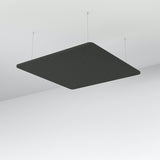 Acoustic Floating Panel Square-Noise Reduction-Sesame Grey-Commercial Traders - Office Furniture