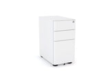 Agile 2 + File Draw Slim Mobile Pedestal-Storage-Black Texture-Commercial Traders - Office Furniture