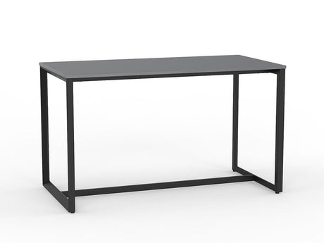 Anvil Bar Leaner 1800 x 900-Meeting Room Furniture-Silver-Black-Commercial Traders - Office Furniture