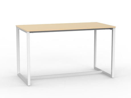 Anvil Bar Leaner 1800 x 900-Meeting Room Furniture-Nordic Maple-White-Commercial Traders - Office Furniture