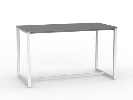 Anvil Bar Leaner 1800 x 900-Meeting Room Furniture-Silver-White-Commercial Traders - Office Furniture