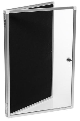 Lockable Noticeboard - 900 x 1200-Noticeboards-Quantum-Portrait-Commercial Traders - Office Furniture