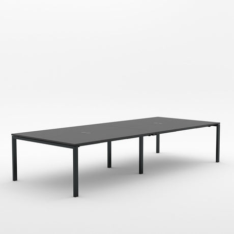 Alti 4 Person Pod Desk 1800-Desking-Black-Black-North Island-Commercial Traders - Office Furniture