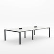 Alti Meeting Table 3000 x 1500-Meeting Tables-White-Black-North Island (Ground Floor Only)-Commercial Traders - Office Furniture