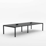 Alti Meeting Table 3600 x 1500-Meeting Tables-Black-Black-North Island-Commercial Traders - Office Furniture