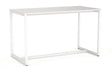 Anvil Bar Leaner 1800 x 900-Meeting Room Furniture-Atlantic Oak-Black-Commercial Traders - Office Furniture