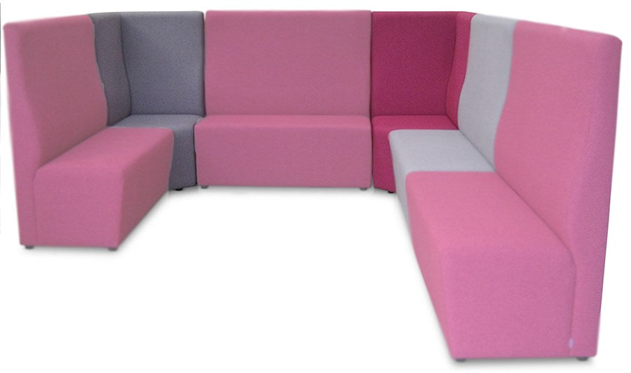 Aspire Corner Chair-Reception Furniture-North Island Delivery-Lustrell (Vinyl)-Commercial Traders - Office Furniture