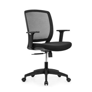 Branson Mesh Chair-Office Chairs-Black-Black-North Island Delivery-Commercial Traders - Office Furniture