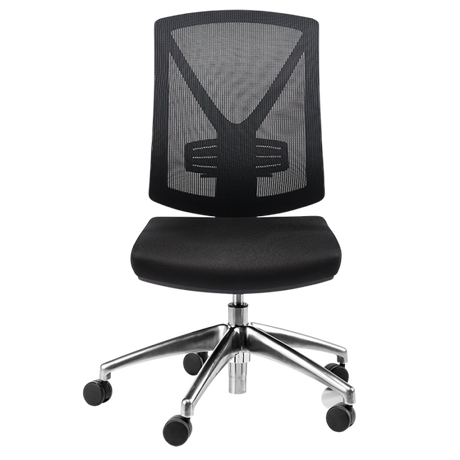 Buro Brio II Mesh Chair - New Model-Office Chairs-Chrome Base-Flat Pack Please-Commercial Traders - Office Furniture