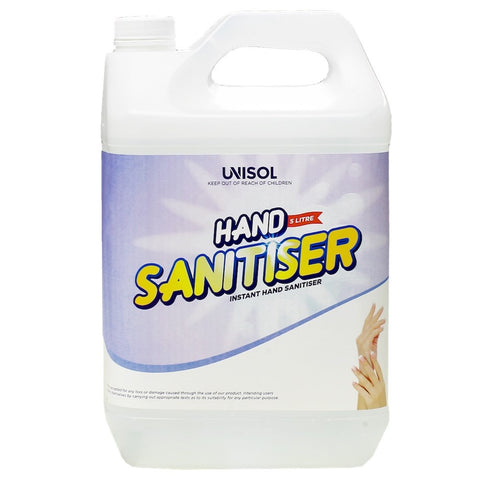 Unisol Hand Sanitiser - 5 Litre-Hygiene-Commercial Traders - Office Furniture