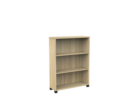 Cubit Bookcase 1200 H x 900 W-Storage-Atlantic Oak-Commercial Traders - Office Furniture