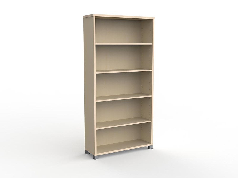 Cubit Bookcase 1800 H x 900 W-Storage-Nordic Maple-Commercial Traders - Office Furniture