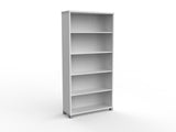 Cubit Bookcase 1800 H x 900 W-Storage-White-Commercial Traders - Office Furniture