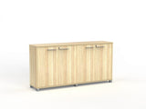 Cubit Credenza 1800 W x 900 H-Storage-Atlantic Oak-Commercial Traders - Office Furniture