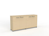 Cubit Credenza 1800 W x 900 H-Storage-Nordic Maple-Commercial Traders - Office Furniture