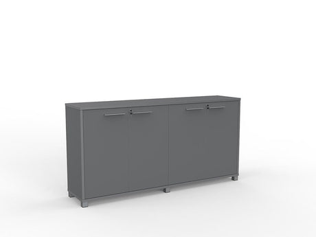 Cubit Credenza 1800 W x 900 H-Storage-Silver-Commercial Traders - Office Furniture