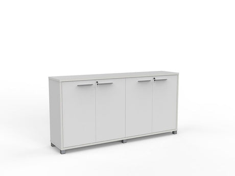 Cubit Credenza 1800 W x 900 H-Storage-White-Commercial Traders - Office Furniture