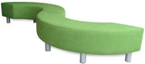 Curved Ottoman-Reception Furniture-North Island Delivery-Lustrell (Vinyl)-Commercial Traders - Office Furniture