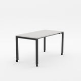 Alti Mobile Project Table 1200 x 750-Desking-Silver Strata-Black-Delivery to North Island-Commercial Traders - Office Furniture