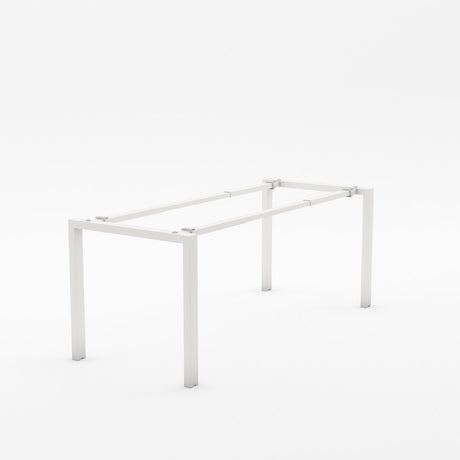 Alti Desk Frame Only 1200 - 1900 mm wide-Desking-White-North Island Delivery-Commercial Traders - Office Furniture